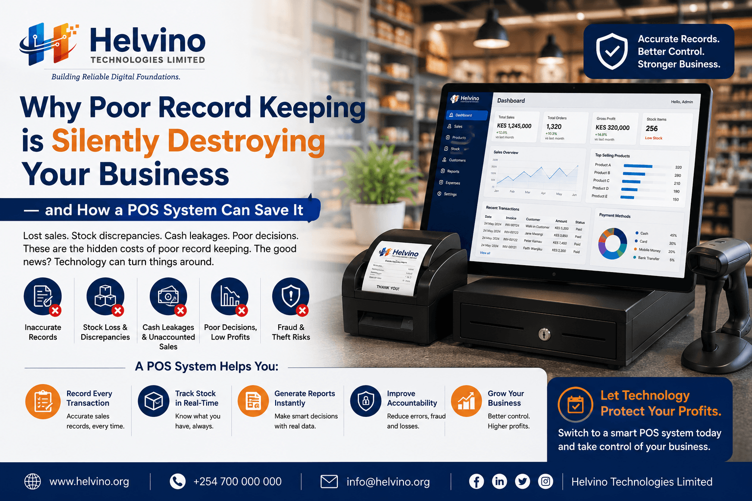 Why Poor Record Keeping Is Silently Destroying Your Business — And How a POS System Can Save It